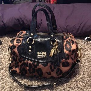 Coach cheetah purse
